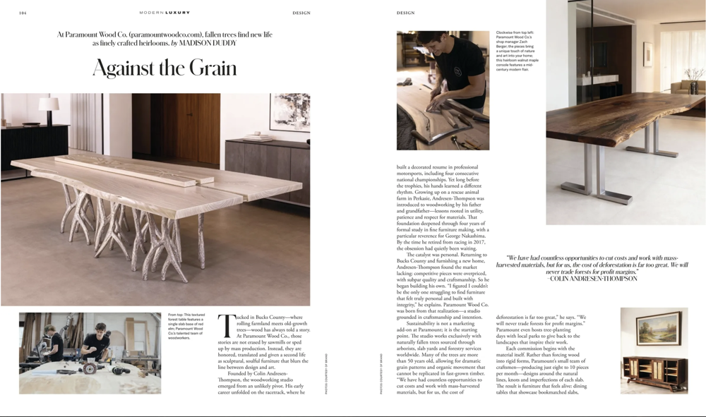 Modern Luxury Editorial